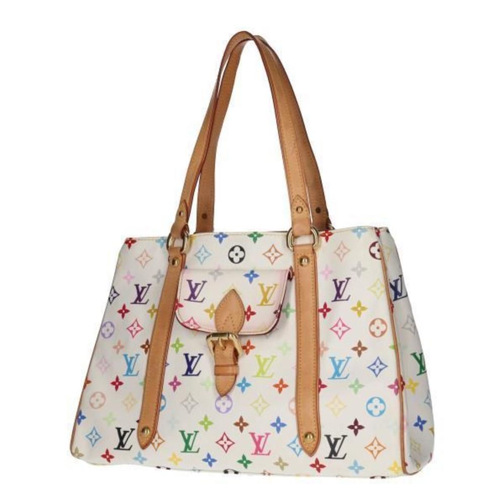 Louis Vuitton Aurelia MM Multicolor White Tote Bag
